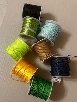 Cordini cerati colorati x bigiotteria