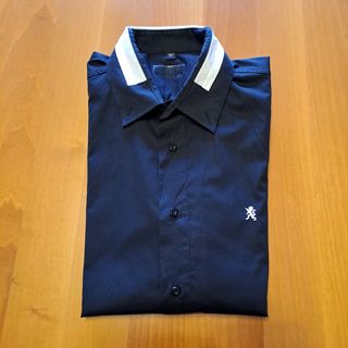 Camicia uomo nera cotone taglia L