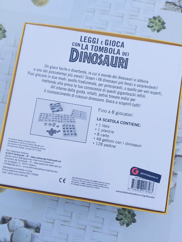 Tombola Dinosauri Gribaudo