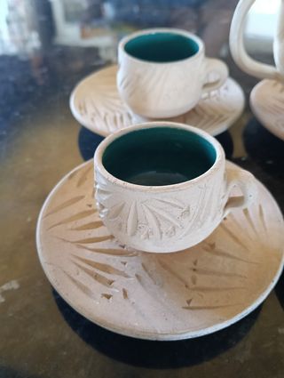 Juego de té Tunecino artesanal