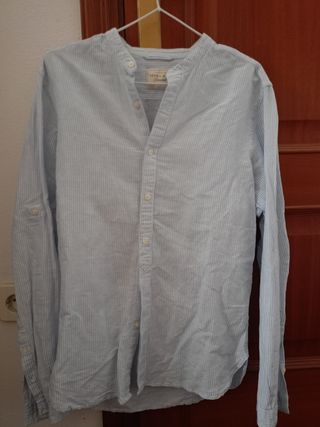 Camisa Sfera Men azul rayas - talla S