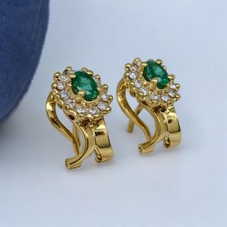 pendientes-esmeraldas-diamantes-oro