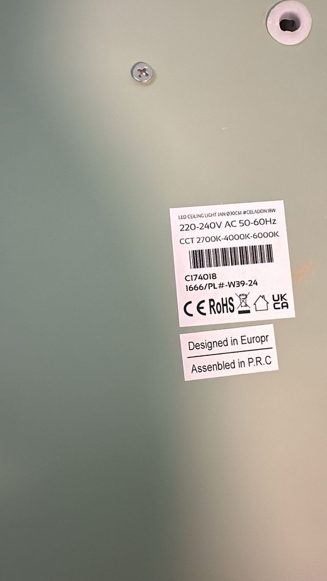 Plafón techo infantil - Verde