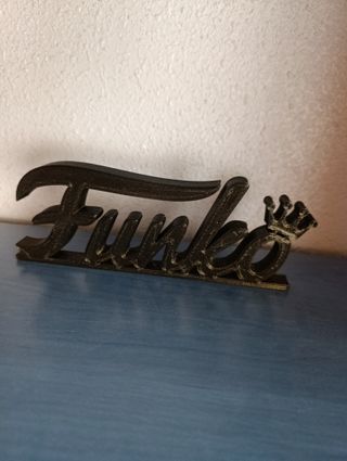 Letrero Funko Pop 3D