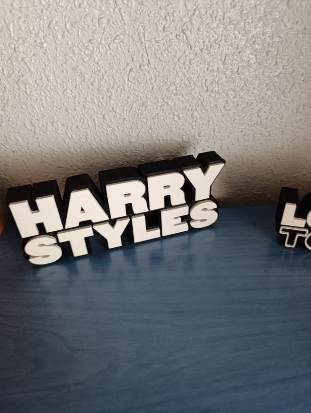 Letrero Harry Styles & Louis Tomlinson