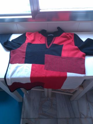 Jersey NAULOVER rojo-negro