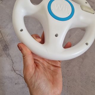 Volante ORIGINALE NINTENDO Bianco per Mario Kart