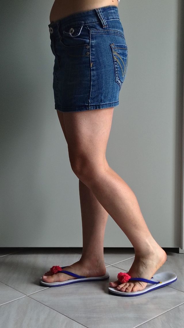 Mini gonna jeans | Blu