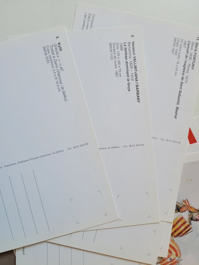 Postales Museu Balaguer. Colección completa.