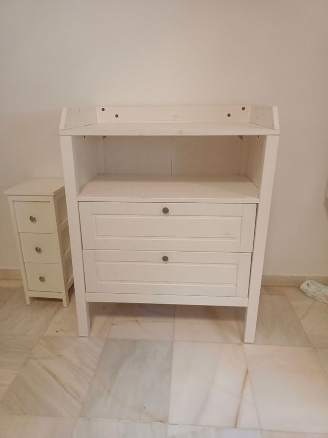 Cambiador bebé blanco de ikea
