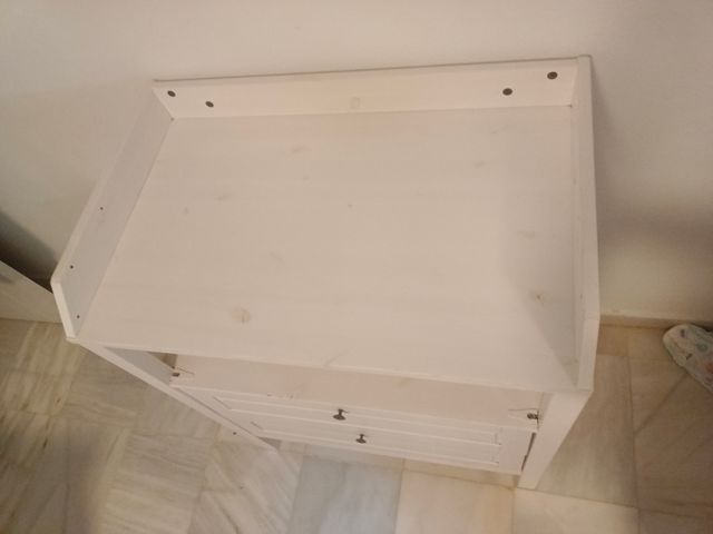 Cambiador bebé blanco de ikea