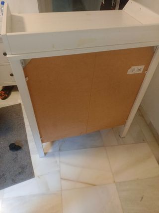 Cambiador bebé blanco de ikea