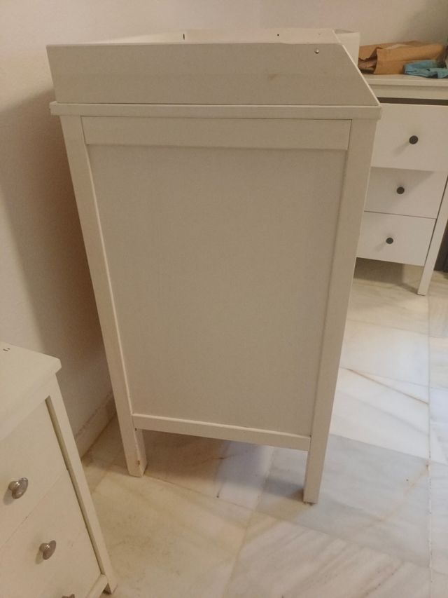 Cambiador bebé blanco de ikea