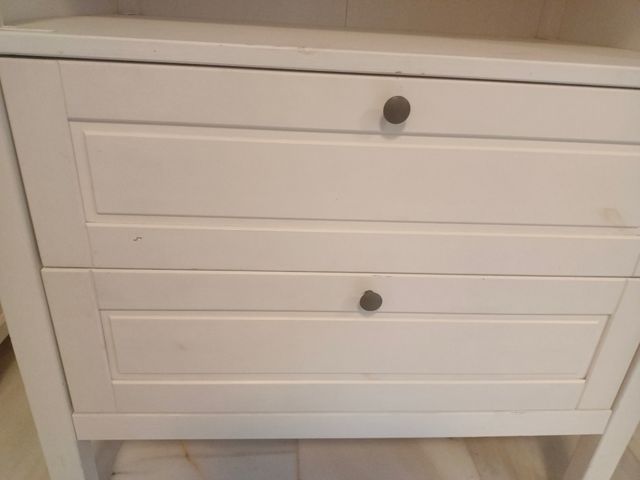 Cambiador bebé blanco de ikea