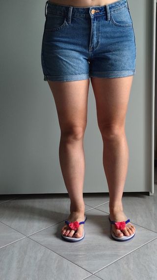 Shorts jeans blu