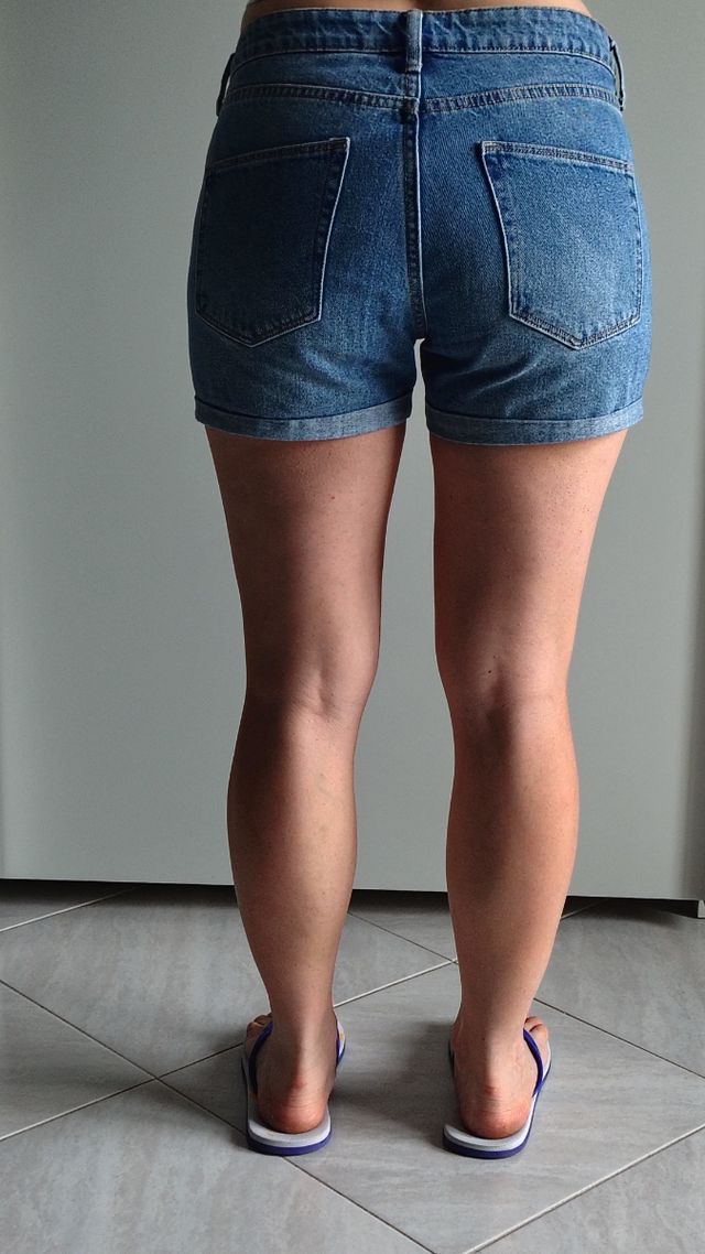 Shorts jeans blu