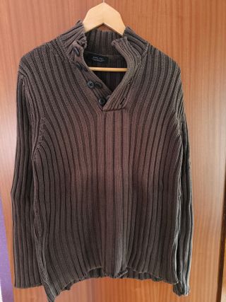 Jersey Zara Man marrón - Talla M