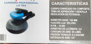 Lijadora profesional mueva.