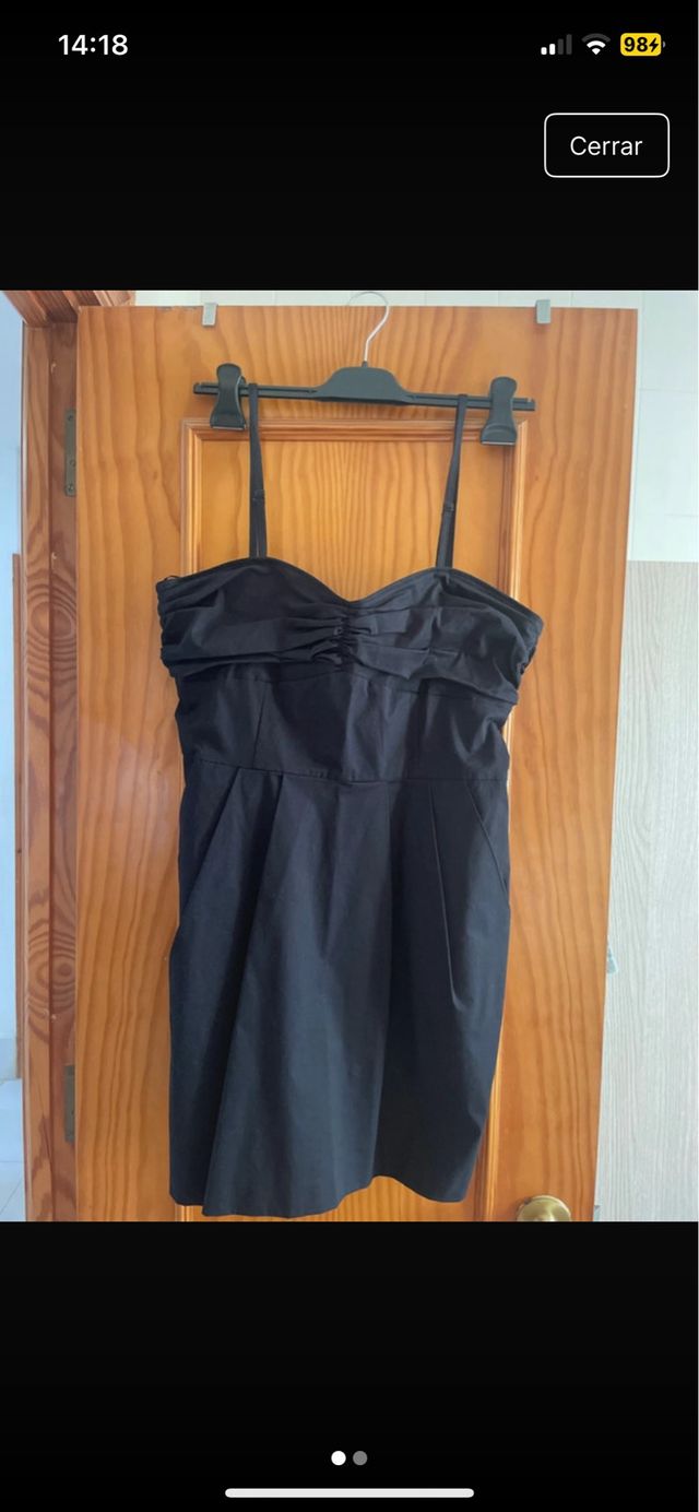 Vestido negro Mango - verano