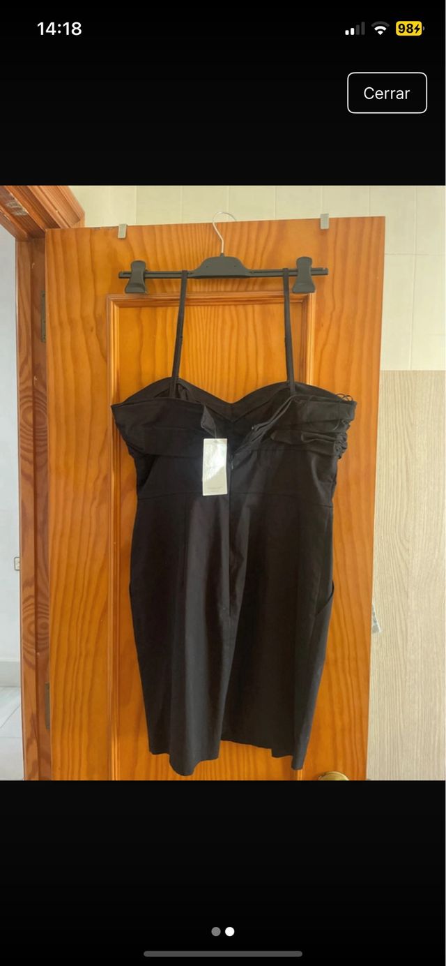 Vestido negro Mango - verano