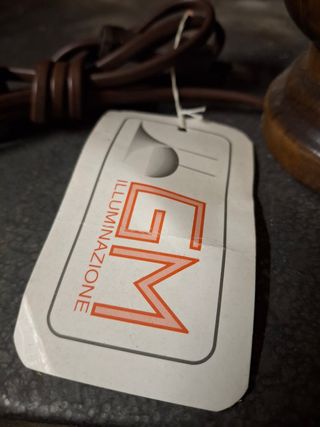 Lampada comodino beige - h.36cm