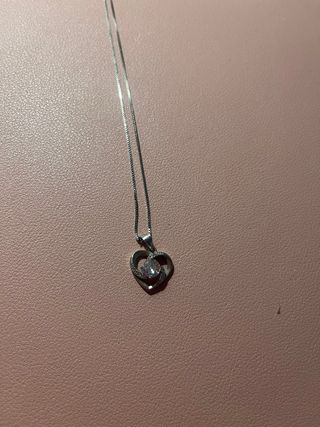 Collar Plata corazón
