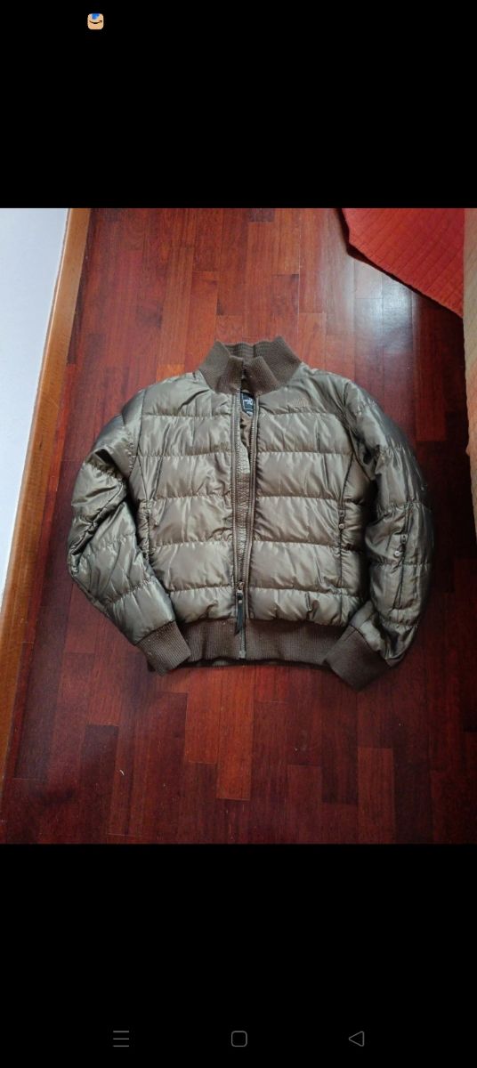 Piumino The North Face oro verde oliva tg M,piuma