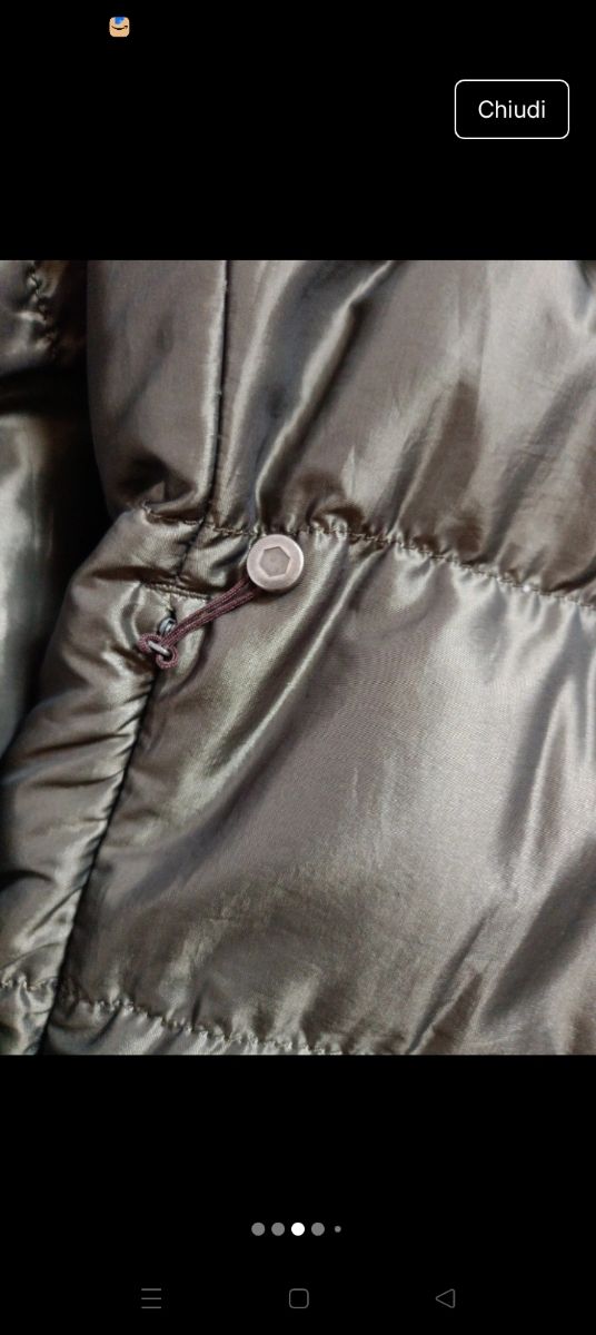 Piumino The North Face oro verde oliva tg M,piuma