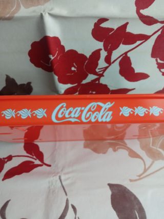 Vassoio Coca-Cola vintage arancione