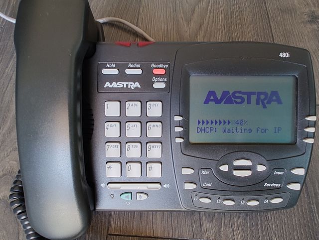 Teléfono VoIP Aastra Mitel SIP 480i