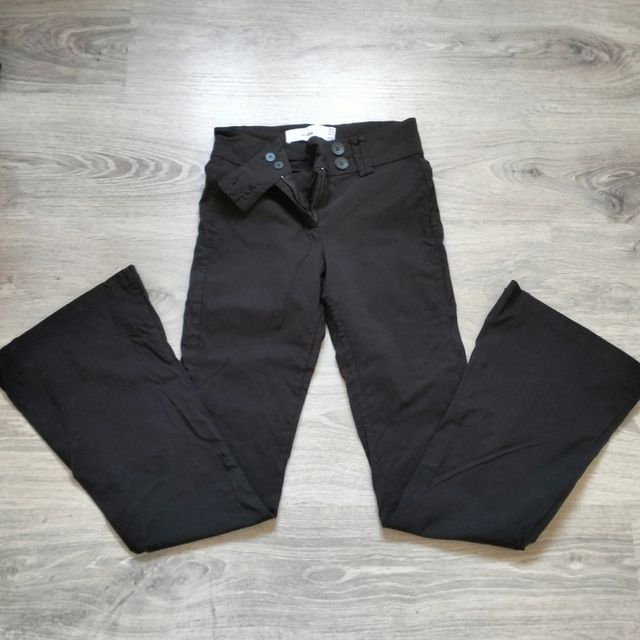 Pantalones vestir Bershka negros