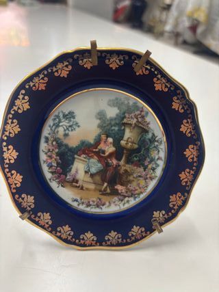 Piatto decorativo Limoges - Porcellana