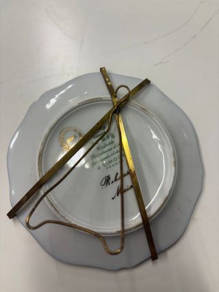 Piatto decorativo Limoges - Porcellana