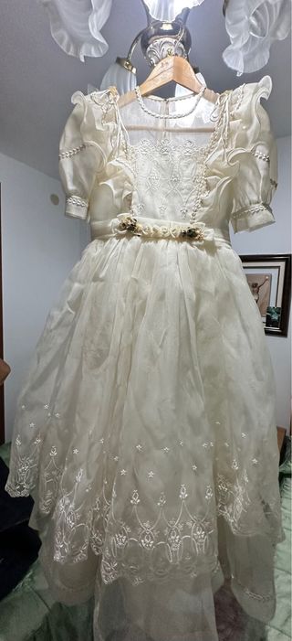 Vestido comunión niña blanco