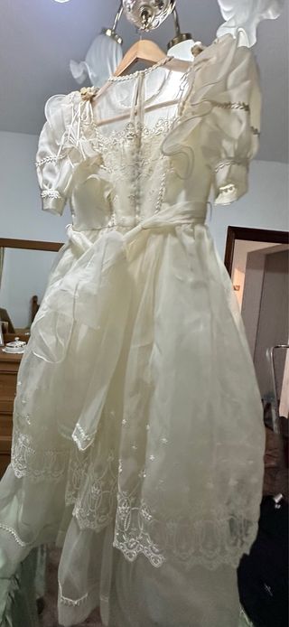 Vestido comunión niña blanco