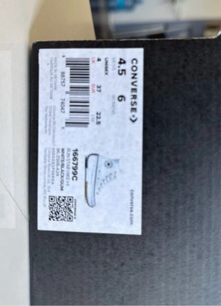 Converse All Star plataforma blancas 37 nuevas. 