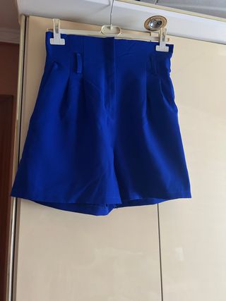 Shorts azul marino mujer