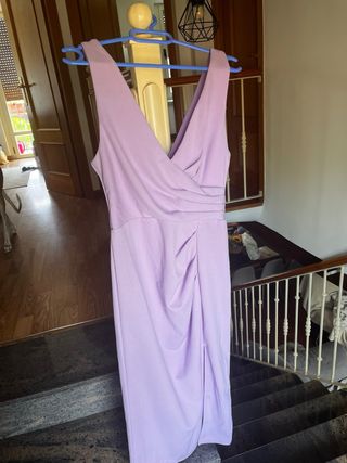 Vestido fiesta morado talla M