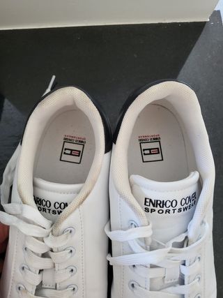 Scarpe Enrico Coveri Sport Swear n.45 bianche .