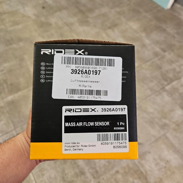 Sensor Masas Aire RIDEX 3926A0197
