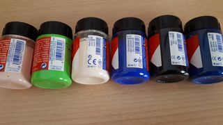 12 botes pintura La Pajarita 35ml