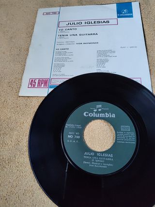  vinilo Julio Iglesias Yo canto+tenía una guitarra