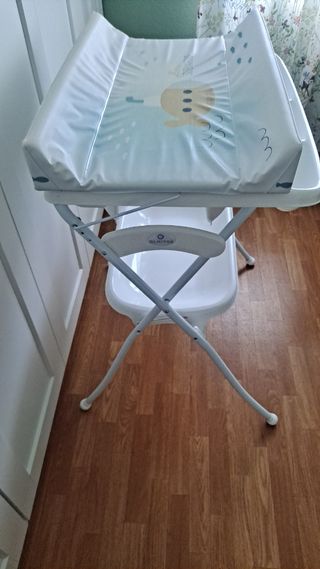 Bañera-cambiador bebé plegable