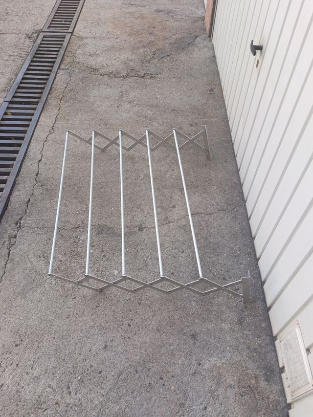 Tendedero Plegable Metalico - Plata