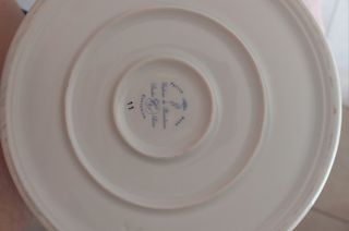 Coppa grande centro tavola in porcellana decorata