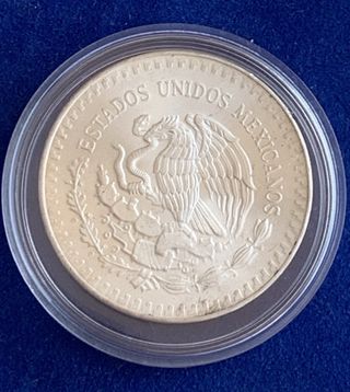 Moneda de plata 1 onza 1985 México Libertad