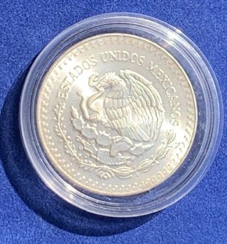 Moneda de plata 1 onza 1985 México Libertad