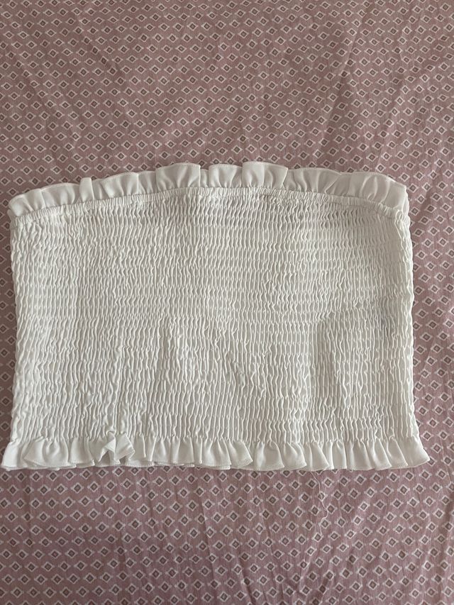 Top Bandeau Blanco