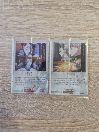 Cartas Hunter X Hunter - Hisoka y Gon