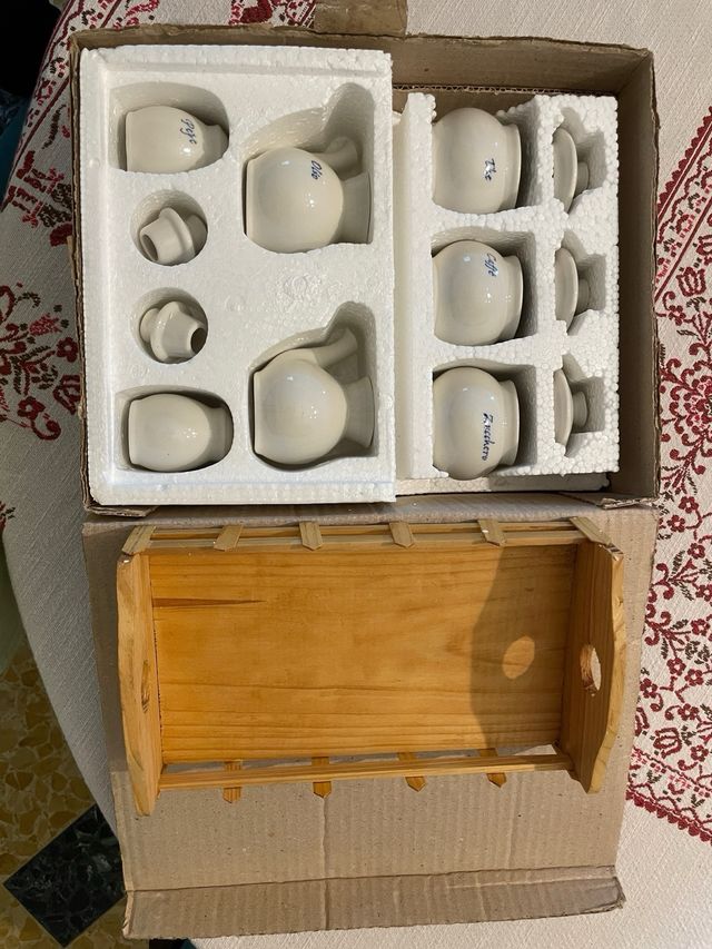 Set completo: Sale/pepe, olio/aceto, the, zucchero